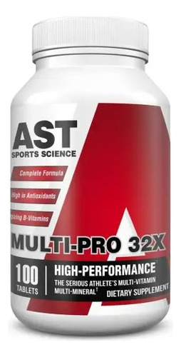 Multi-pro 32x 100 Cápsulas Antioxidante Ast Sports Science