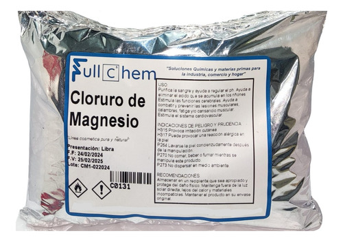 Cloruro De Magnesio X500gr