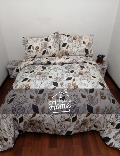 Juego De Sábanas Cama Doble 144 50 - 50 Polialgodón.