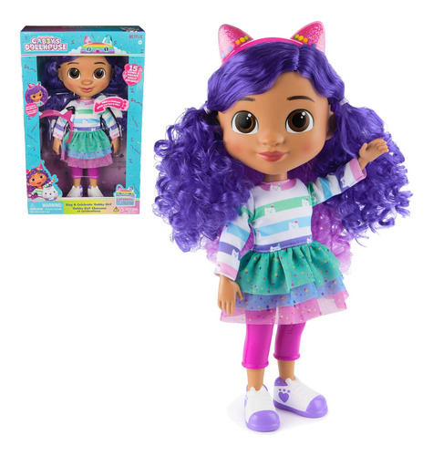 Muñeca Canta Y Celebra Sonidos Multicolor Gabby's Dollhouse
