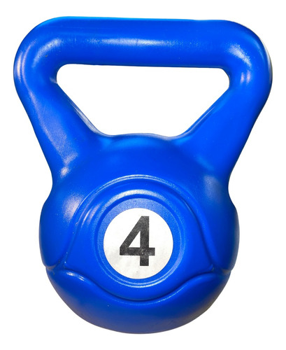 Pesas Rusas 4 Kg Pvc Kettlebell Pesa Rusa Cross Gym Fitness