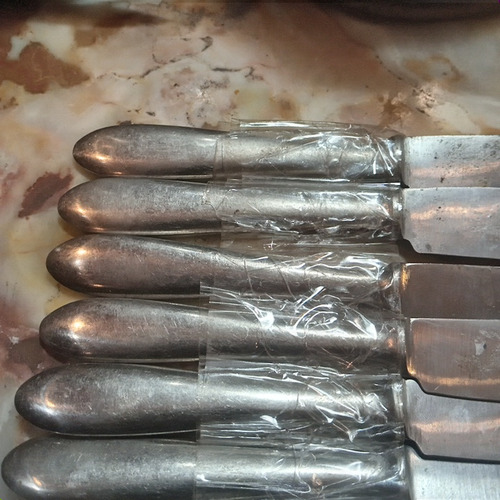Cuchillo Solingen Acero Al Carbon Antiguo Mantequero Paleta (Usado)