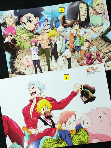 Posters A3 29x42cm Seven Deadly Sins / Nanatsu No Taizai #1