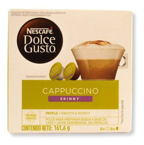 Capp.skinny Cápsulas De Café Dolce Gusto, Cartón 3 Cajitas.