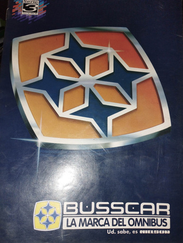Follleto Catálogo Original Busscar 4 Pág (Usado)