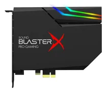 Comprar Creative Sound Blasterx Ae-5 Plus Sabre32-class Hi-res 32-bit\u002F384 Khz Pcie Gaming Sound Card And Dac With Dolby Digital And Dts, Xamp Discrete Headphone Bi-amp, Up To 122db Snr, Rgb Lighting System