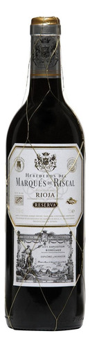 Caja De 12 Vino Tinto Marques Del Riscal Reserva 750 Ml