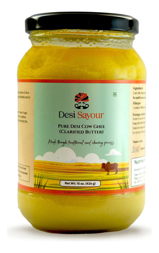 Desi Savour Pure Desi Ghee, Mantequilla Clarificada De Vaca 