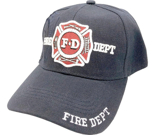 Gorra De Béisbol Ajustable Del Departamento De Bomberos