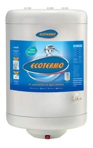 Termotanque Electrico Ecotermo 53lts C/sup - 3 Años Color Blanco