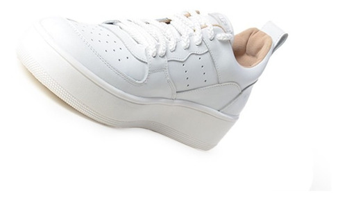 Imagen 7 de 8 de Zapatillas Urbanas De Mujer Cuero Cordones Brika - Ferraro