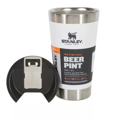 Copo Térmico c/ Tampa e Abridor de Garrafa 473ml Branco - Stanley