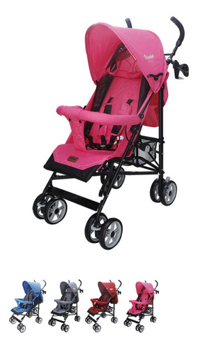 Carriola De Bastón Para Bebé D Bebé Aerostar Reclinable Color Rosa