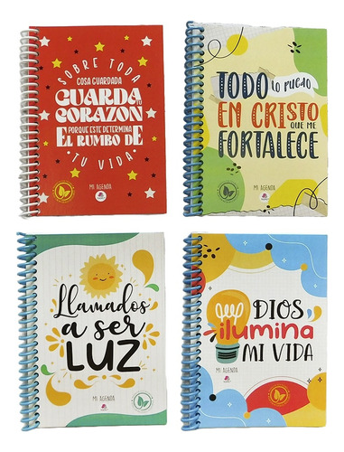 Agenda Frases Religiosas Cristianas T. A6 Perpetua B&n