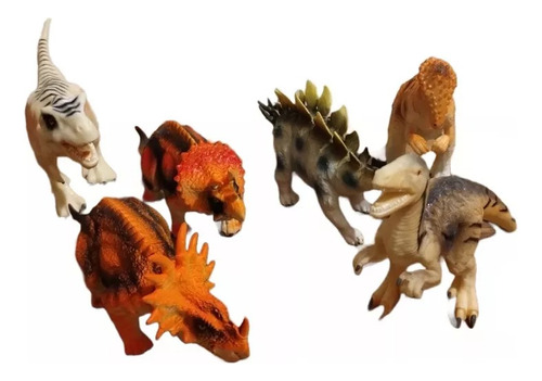Set De 6 Dinosaurios En Bolsa 10cm  Art. 2619/6 Toys Palace