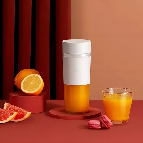 Batidora de jugo portátil Xiaomi Mijia Mini de 300 ml, color blanco