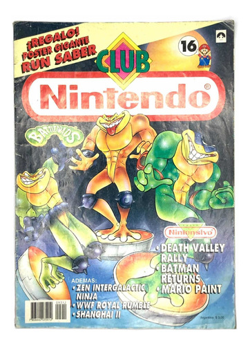 Revista Club Nintendo Número #16 1993