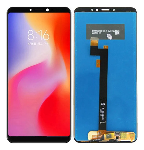 Display Lcd Com Tela Sensível Ao Toque Xiaomi Mi Max 3 Preto