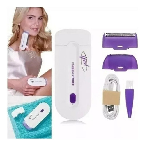 Depilador Led 2en1 Quita Vello Facial Piernas Brazos Indolor