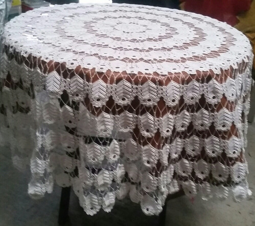Imagen 2 de 4 de Mantel Para Mesa Redonda