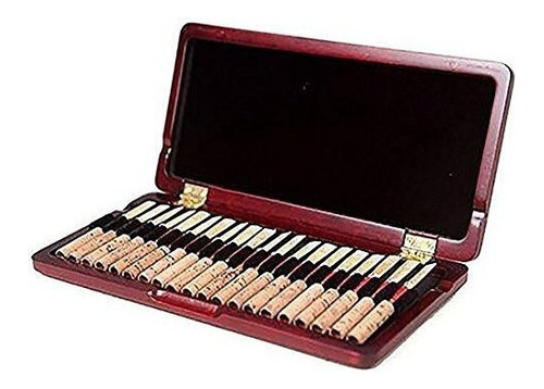 365ove Oboe Reed Case Para 20pcs Caas De Arce De Madera (c