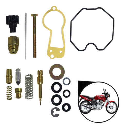 Reparo Carburador Gicle Agulha Cbx 200 Strada 1999 2000 2001