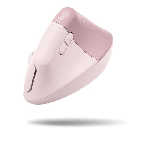 Mouse Ergonômico Sem Fio Lift Destro Rosa Logitech Cor Rosado