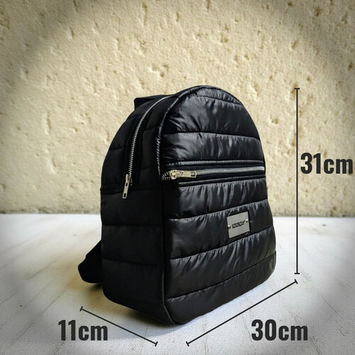 Mochila Impermeable Puffer Whinsof Fucsia Liso