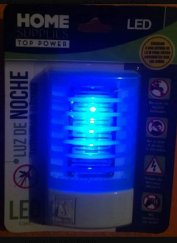 Par Lampara Mata Mosquito Insectos Luz Led Nocturna 2 Piezas