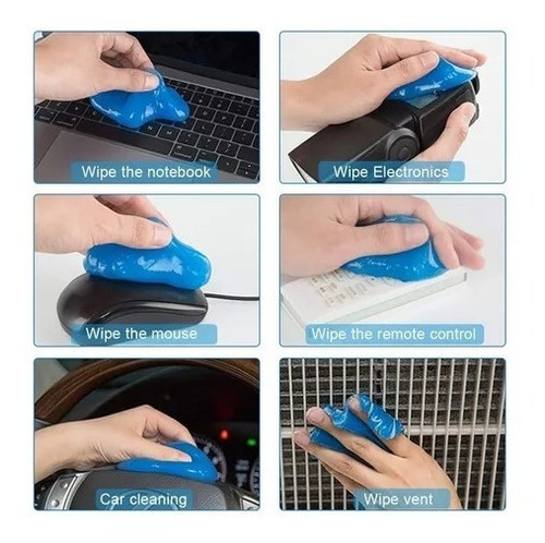 Imagen 5 de 9 de Gel De Limpieza Para Teclado Coche Limpiador Control Remoto