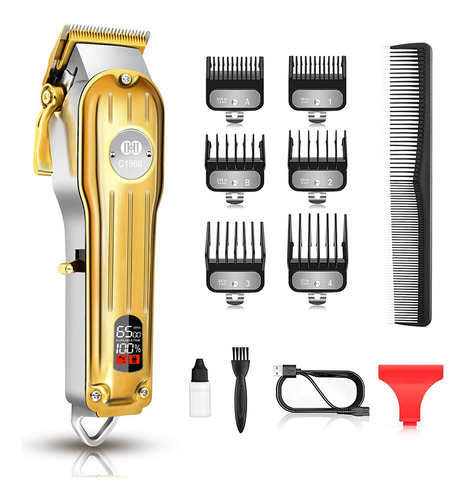 Maquina Para Cortar Cabello Pelo Cortadora De Cabello Kit 