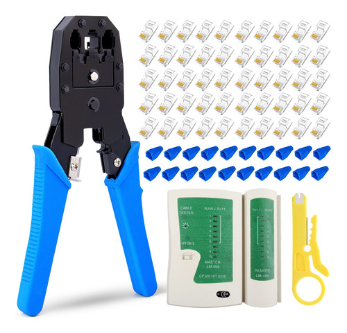 Kit De Herramientas De Ethernet Rj45 Network Crimping 5in1,