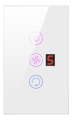 Interruptor Wifi Tuya Pantalla Táctil Control De Voz Alexa/g
