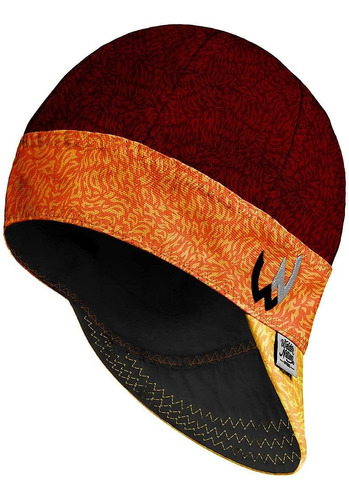 Gorra Para Soldar Welder Nation, Rojo Y Naranja, Talle 7 3/4