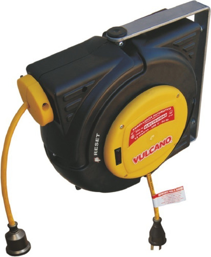 Enrollador Automatico Para Cable 12 Mtrs Vulcano