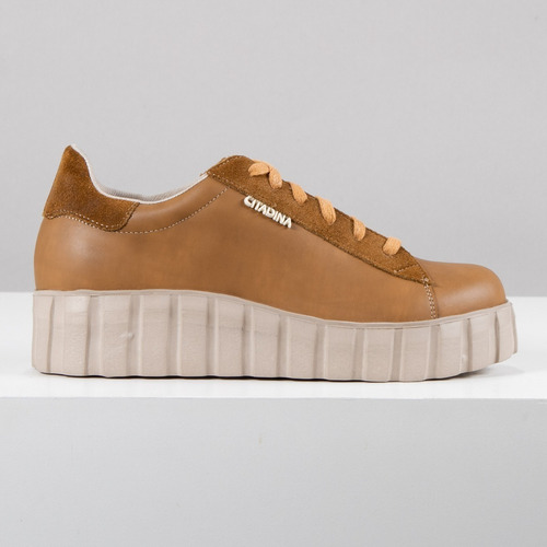 Imagen 3 de 9 de Zapatillas Mujer Citadina Cuero Antideslizante Comodas