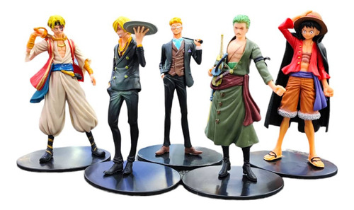 Figura One Piece Luffy Zoro Anime Pvc 18cm Coleccion Complet