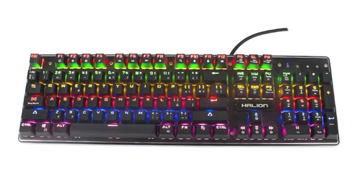 Teclado Gamer Mecánico Halion Ha-k990 Apolo Rgb