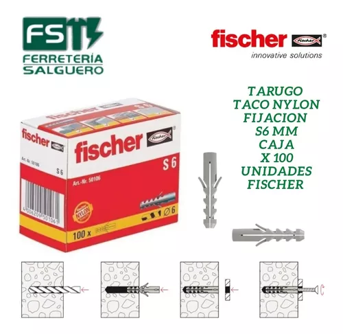 TACO NYLON S-6 C/100 REF,50106 100und FISCHER – Soldufer