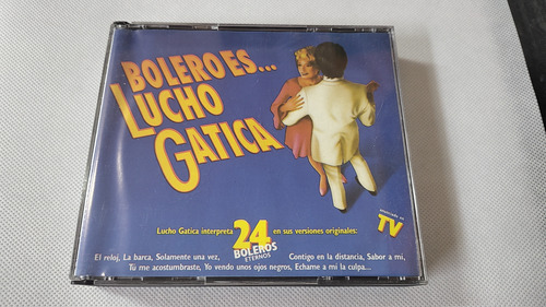 Cd Bolero Lucho Gatica 24 Versiones 2 Discos Original 