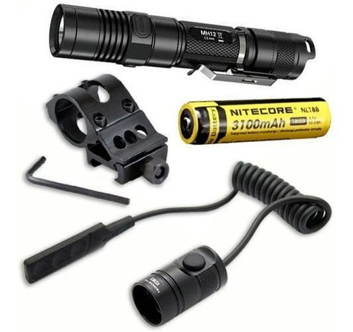 Nitecore Mh12 Linterna Recargable W / Compensar Monte, Bater