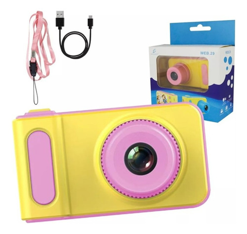 Cámara Digital Para Niños Foto, Videos Y Juegos 1080p Hd