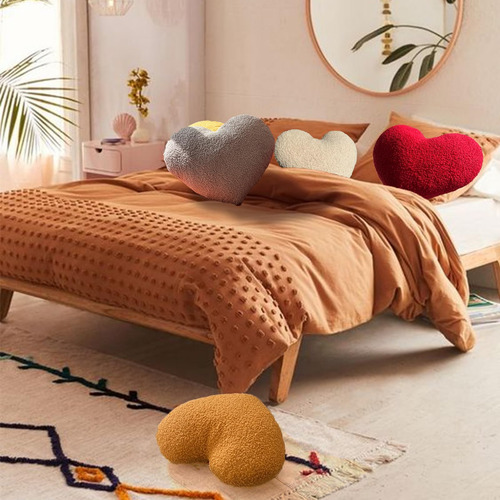 Almohada En Forma De Corazón Easttree Valentine's Wine Red S