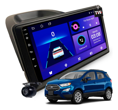 Multimídia Ford Ecosport 2017 2018 2019 2020 2021 Carplay 9p