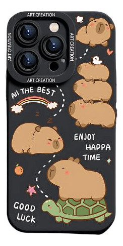 Carcasa Funda Silicona iPhone 16 Pro Capibara Antigolpes