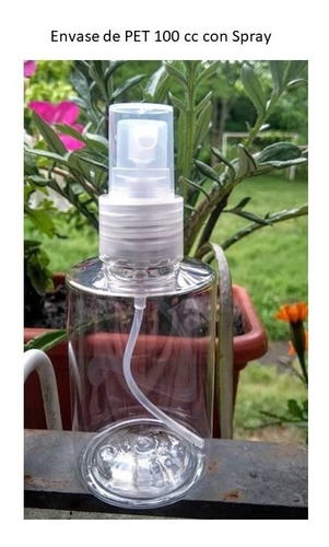 Imagen 1 de 1 de Envase Frasco Pet 100 Cc Atomizador, Spray, Perfume Souvenir
