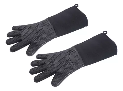 Comprar 1 Juego de guantes para hornear, guantes navideños con patrón de  dibujos animados, guantes para horno resistentes al calor con alfombrilla  para cocina casera