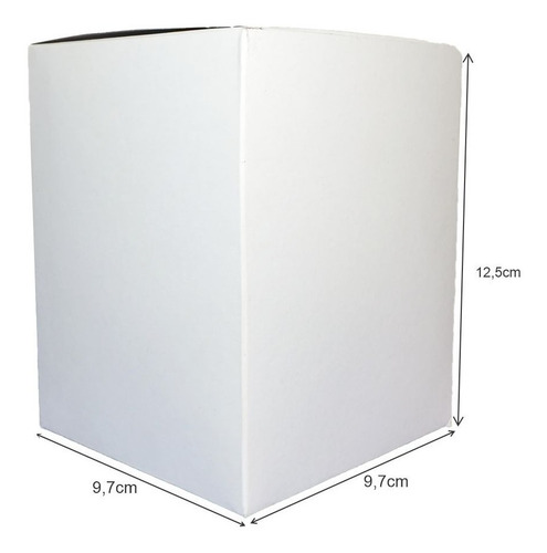 Caja Para Taza Grande Taz2 X 10u Packaging Blanco Madera