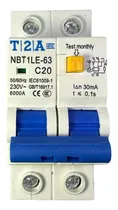 Comprar Disjuntor Dr Bipolar Fuga Diferencial Residual 2p 20a Ddr