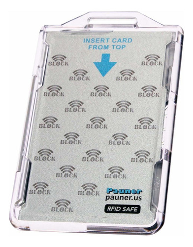 Porta Credencial Rfid - Soporte Para Tarjeta De Identifi Ljk